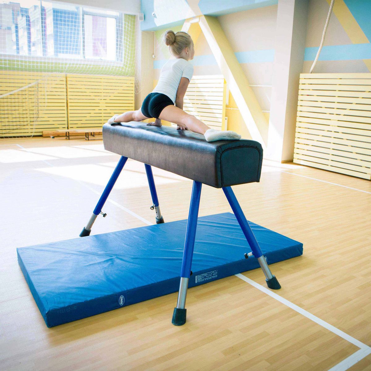 Конь гимнастический прыжковый ZSO, переменной высоты — изображение 6