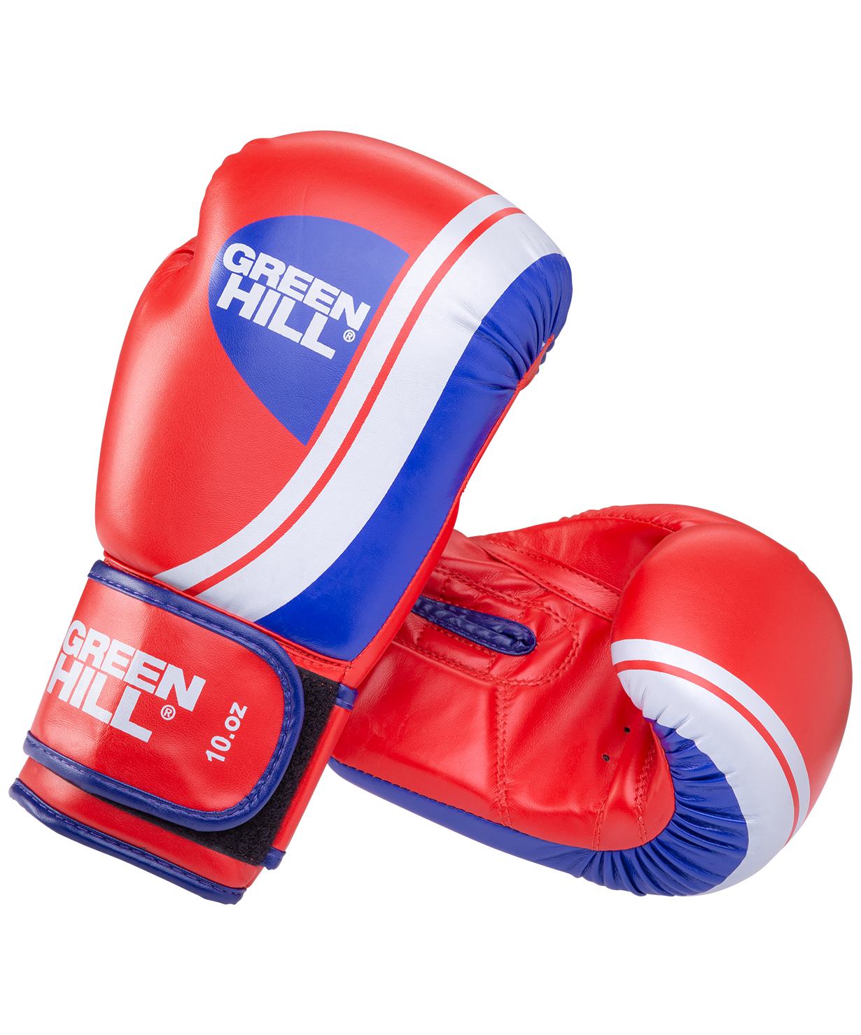 Перчатки боксерские Knockout BGK-2266, 10oz, к/з, красный