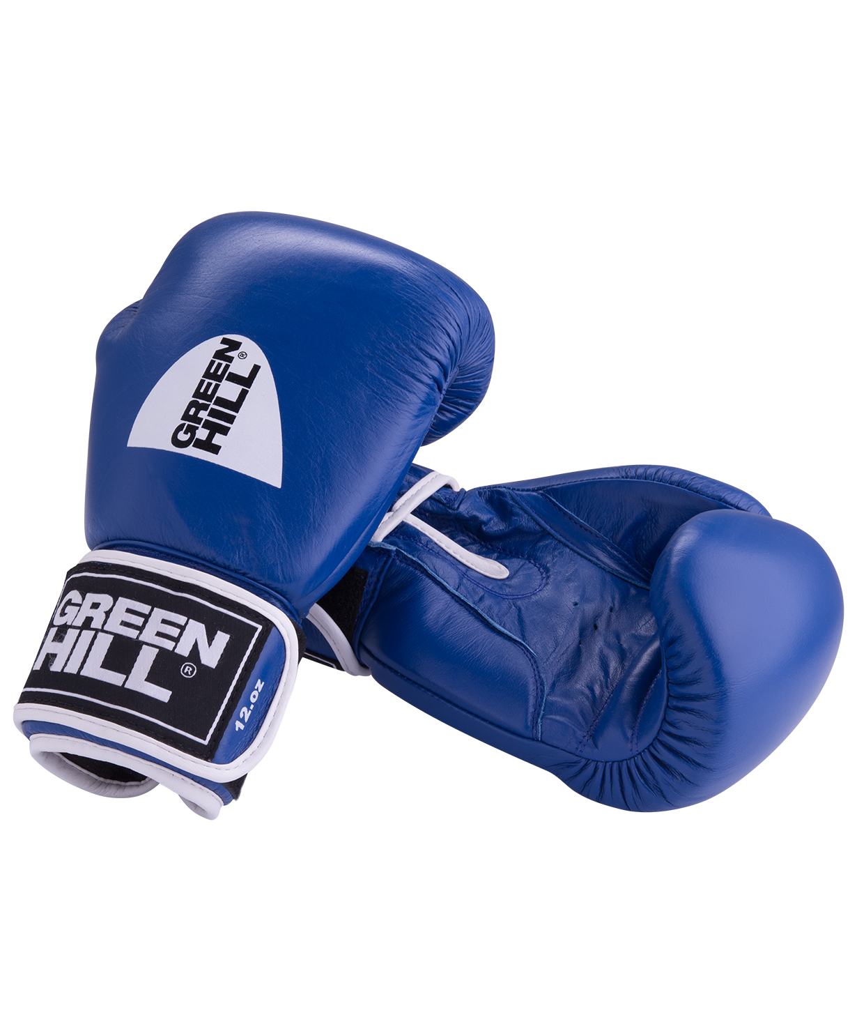 Перчатки боксерские GYM BGG-2018, 12oz, кожа, синие