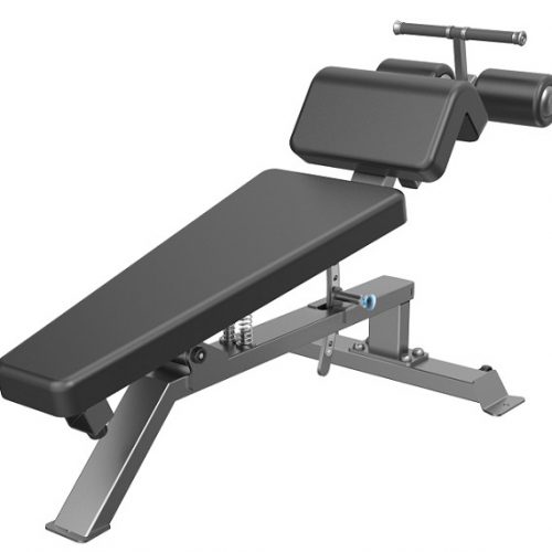 E-3037 Скамья для пресса регулируемая (Adjustable Decline Bench)