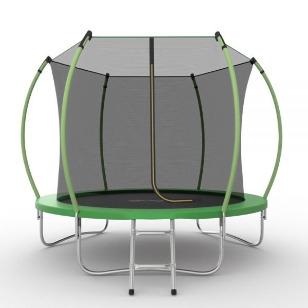 Батут с внутренней сеткой и лестницей, диаметр 8ft (зеленый) EVO JUMP Internal 8ft (Green)