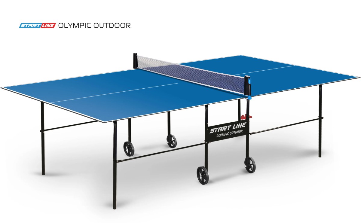 Стол теннисный Olympic Всепогодный Синий OUTDOOR