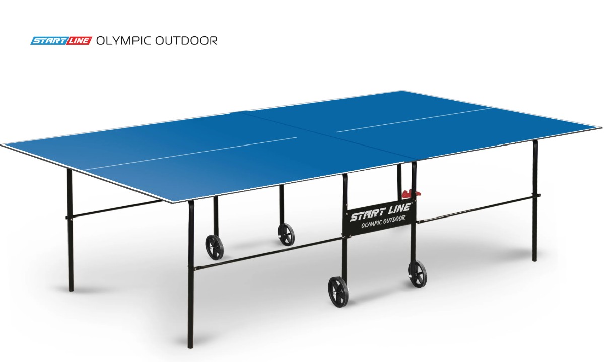 Стол теннисный Olympic Всепогодный Синий OUTDOOR — изображение 2