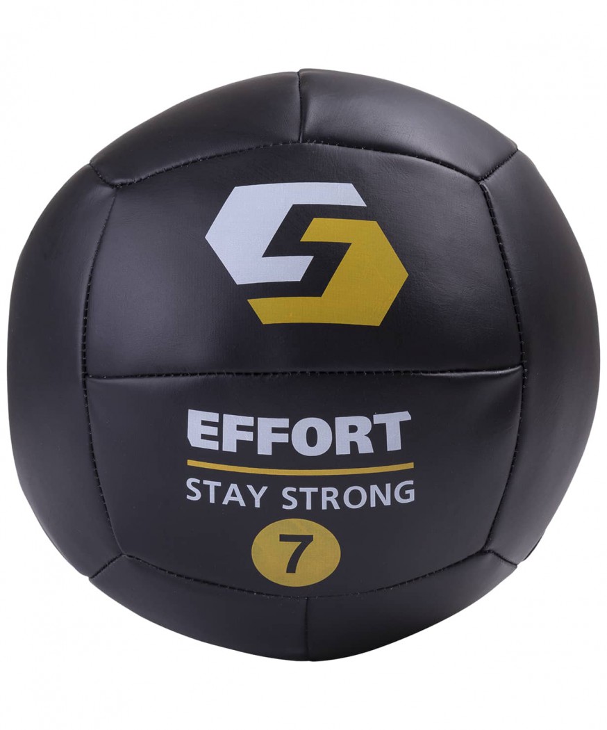Медицинбол черный Effort EMD
