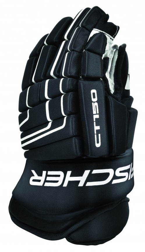 Перчатки хоккейные Fischer CT150 черный черный 13 — изображение 2