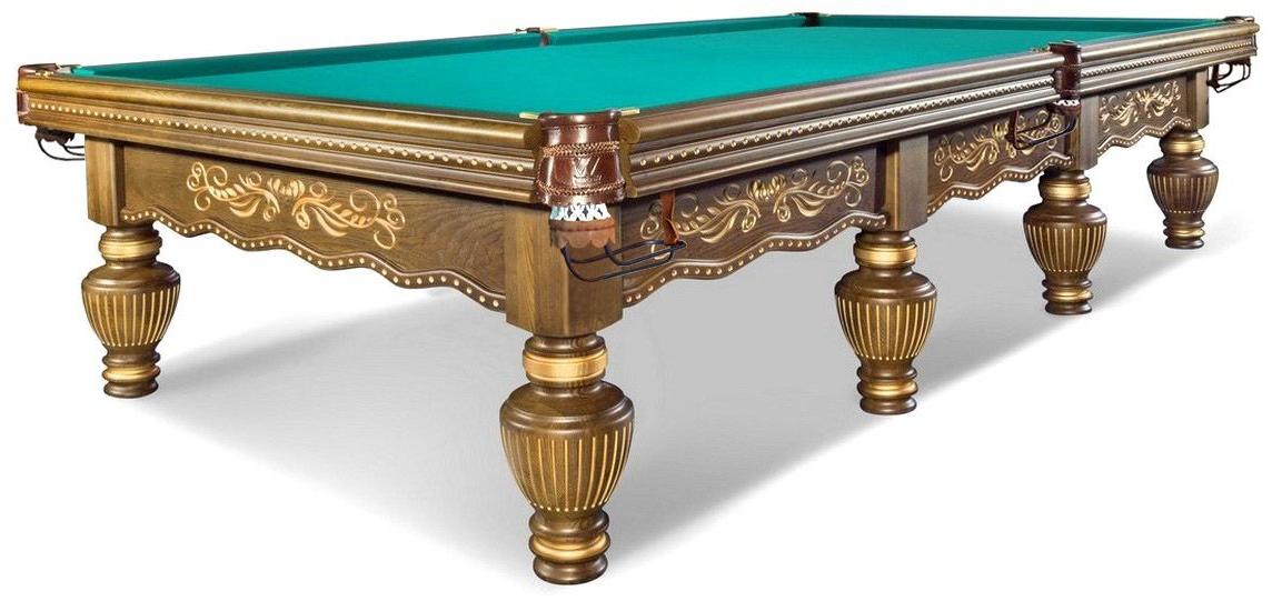 Бильярдный стол для русского бильярда «Империал» 12 футов (орех)