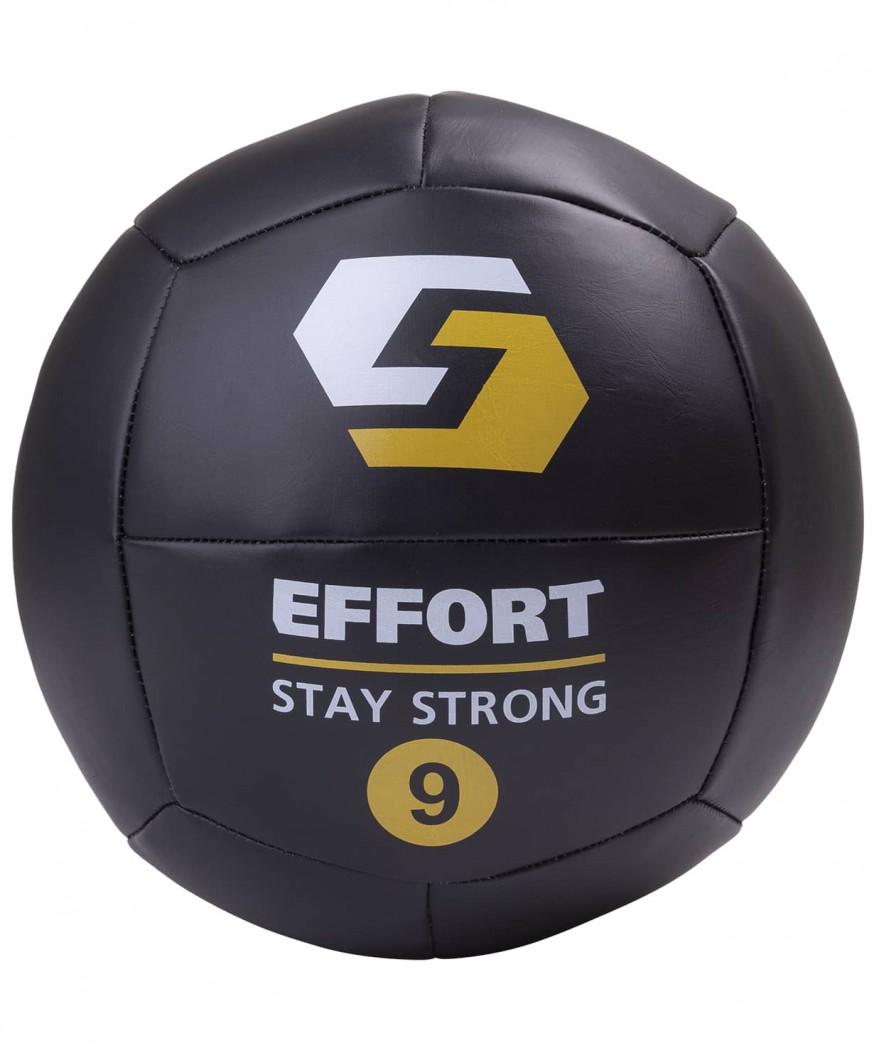 Медицинбол черный Effort EMD