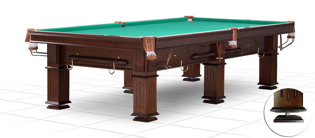 Бильярдный стол для русского бильярда «Provincial» 9 ф (6 ног, плита 25 мм)