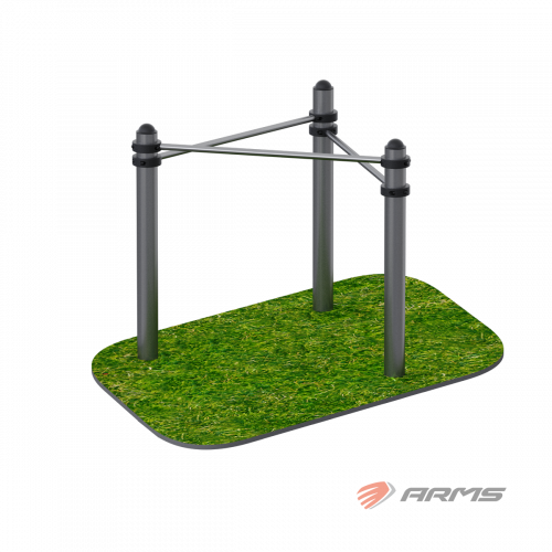 Комплекс турников треугольник ARWOK011.1 Стойки d 89 мм.