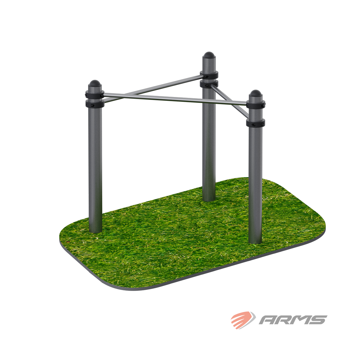 Комплекс турников треугольник ARWOK011.1 Стойки d 89 мм.