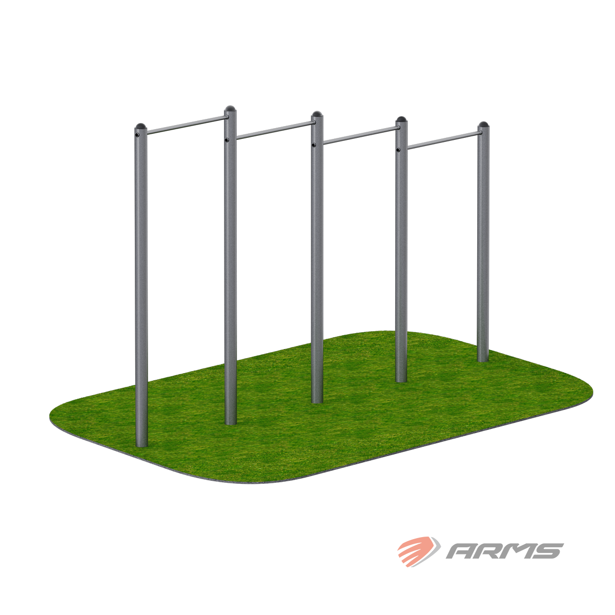Турник четырехуровневый ARWOK011.2, Стойки d 89 мм.