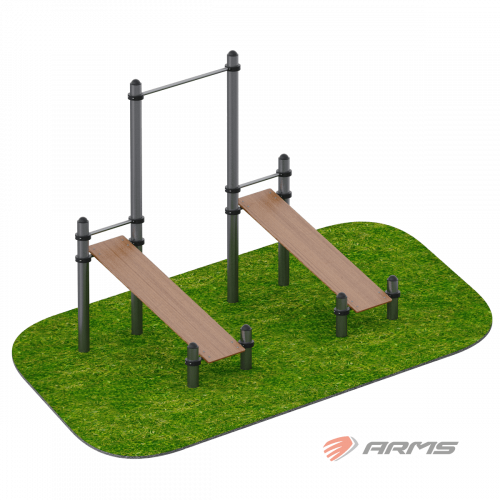 ARWOK014 Скамья для пресса с турником ARWOK014, Стойки d 108 мм.