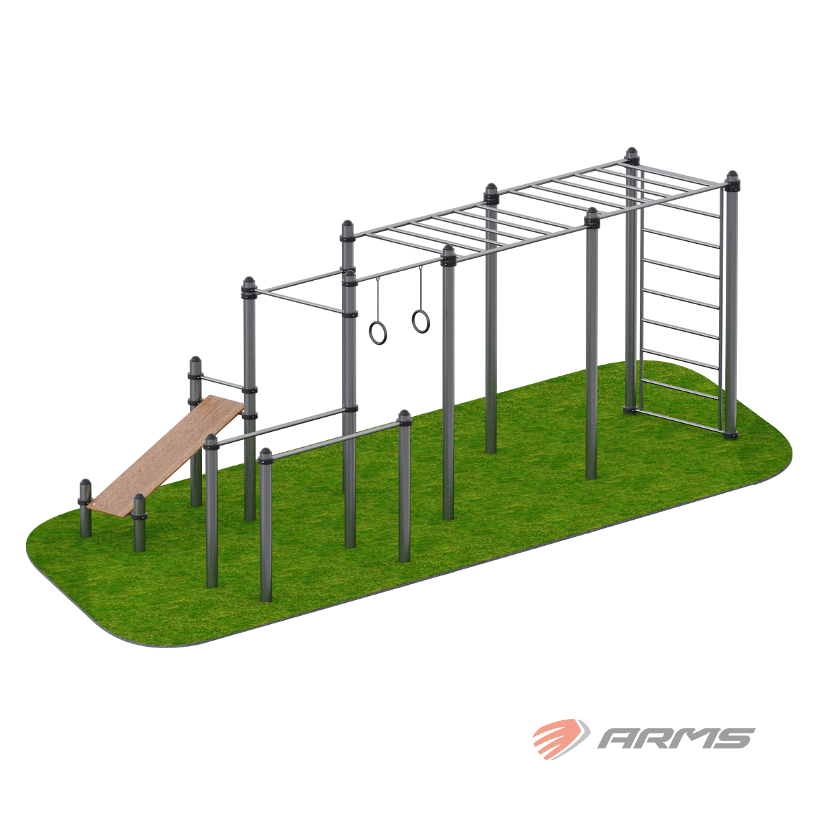 Атлетический комплекс Фортуна ARWOK017.1 Стойки d 89 мм.