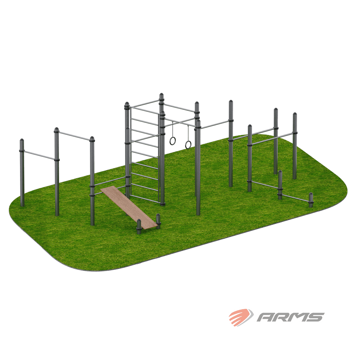 Атлетический комплекс Гиперион ARWOK017 Стойки d 108 мм.