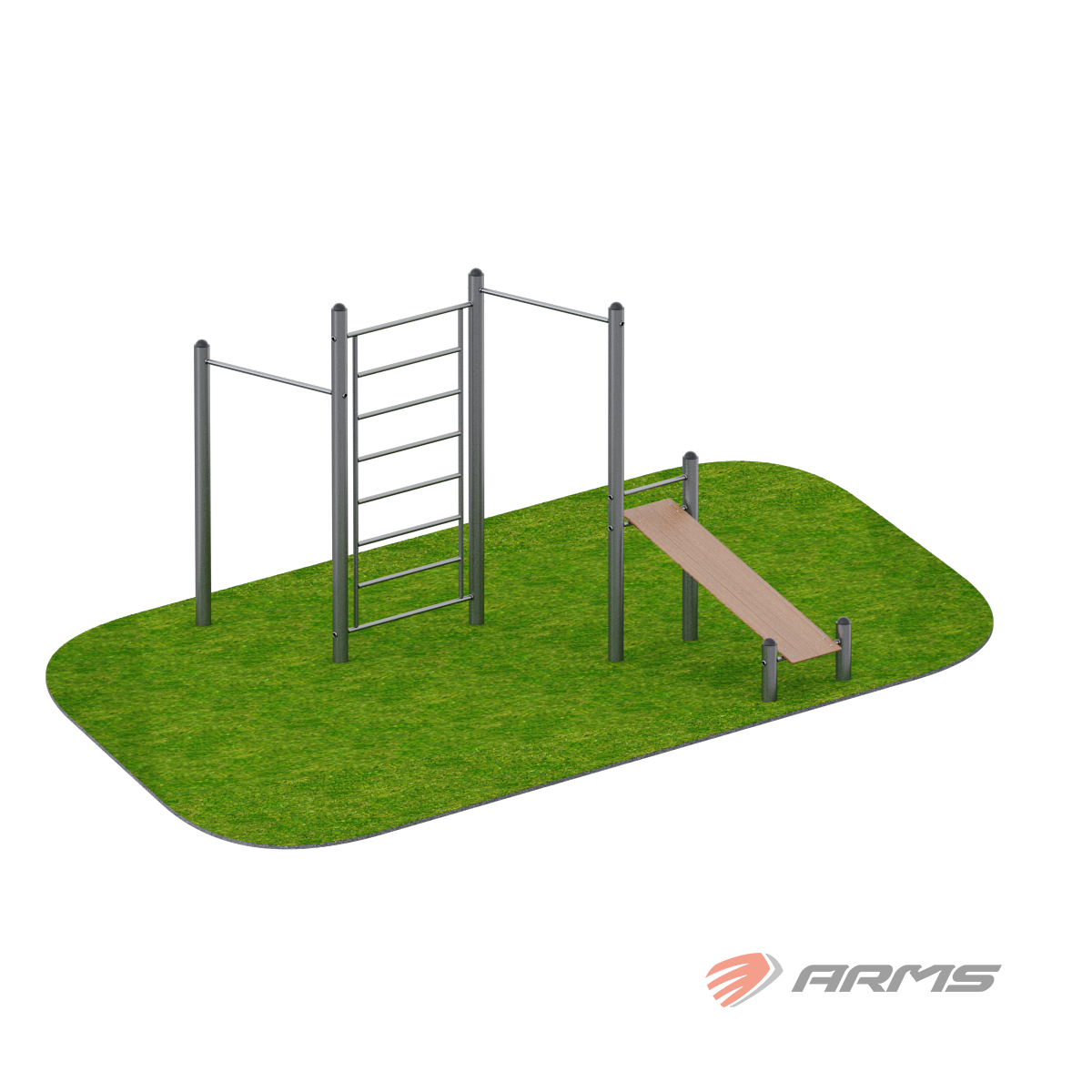 Спортивный комплекс Аполлон ARWOK245, Стойки d 89 мм.