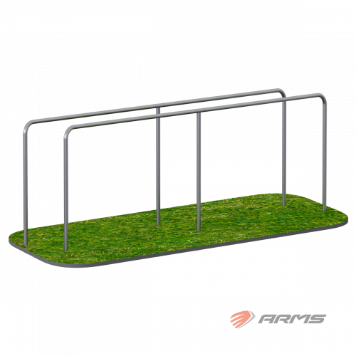 Брусья параллельные (4 метра) ARWOK402, Стойки d 108 мм.