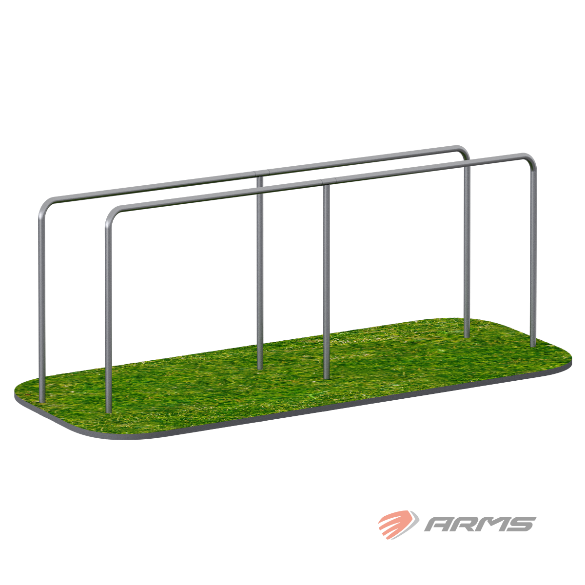 Брусья параллельные (4 метра) ARWOK402, Стойки d 108 мм.