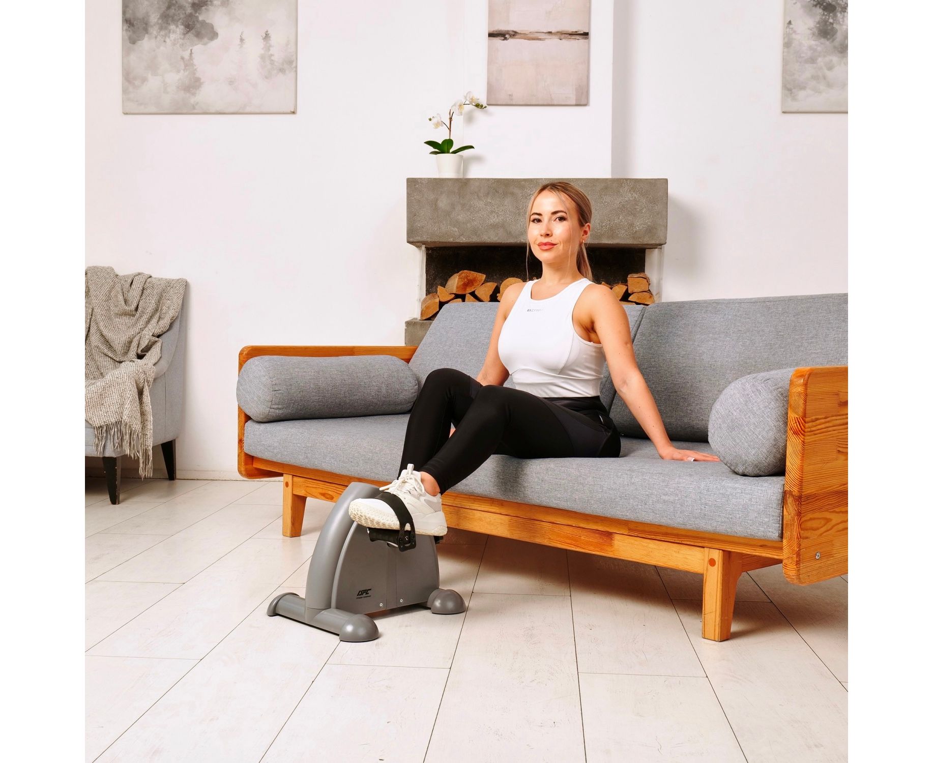 Велотренажер мини DFC B12 Серый — изображение 14