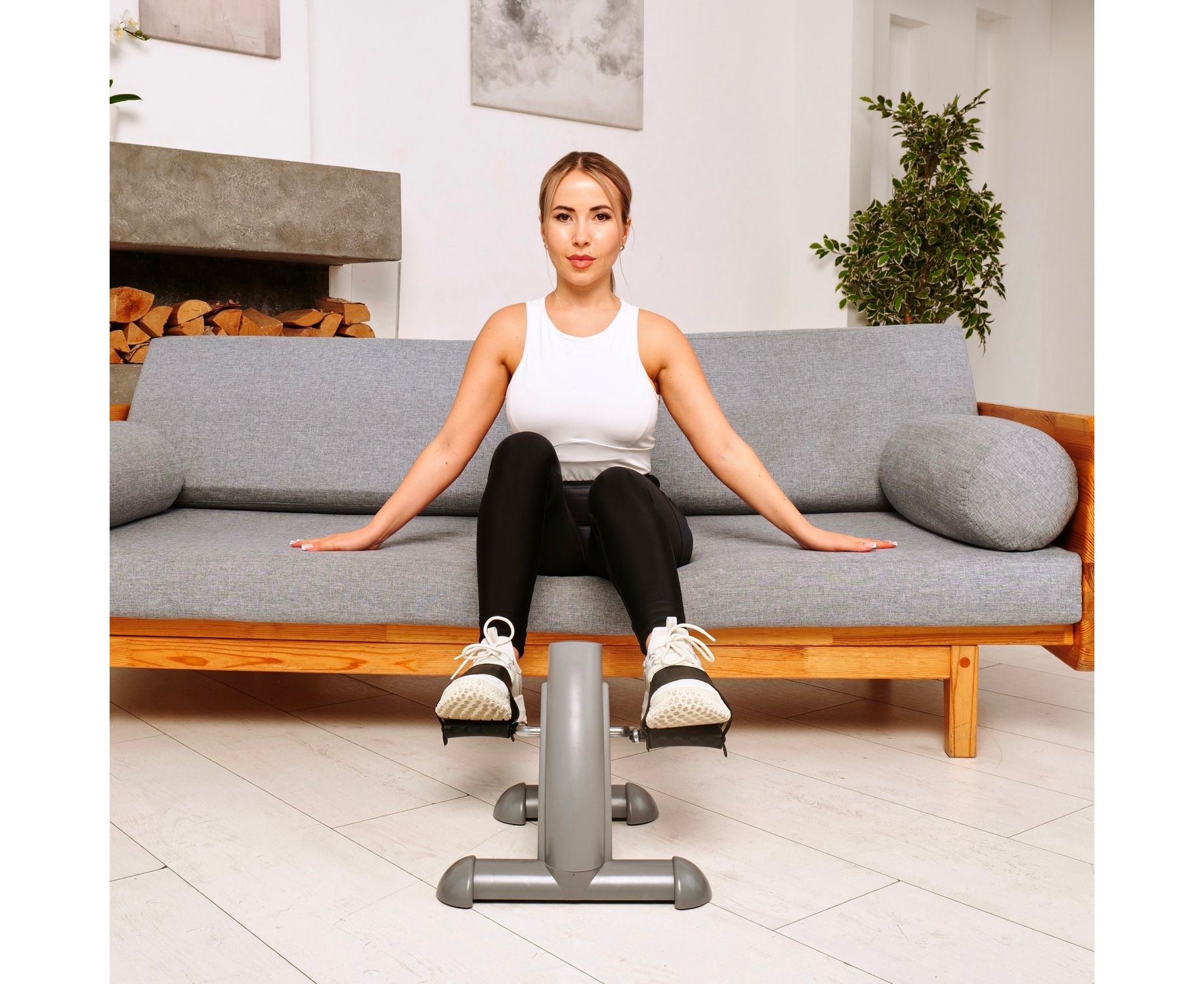 Велотренажер мини DFC B12 Серый — изображение 15