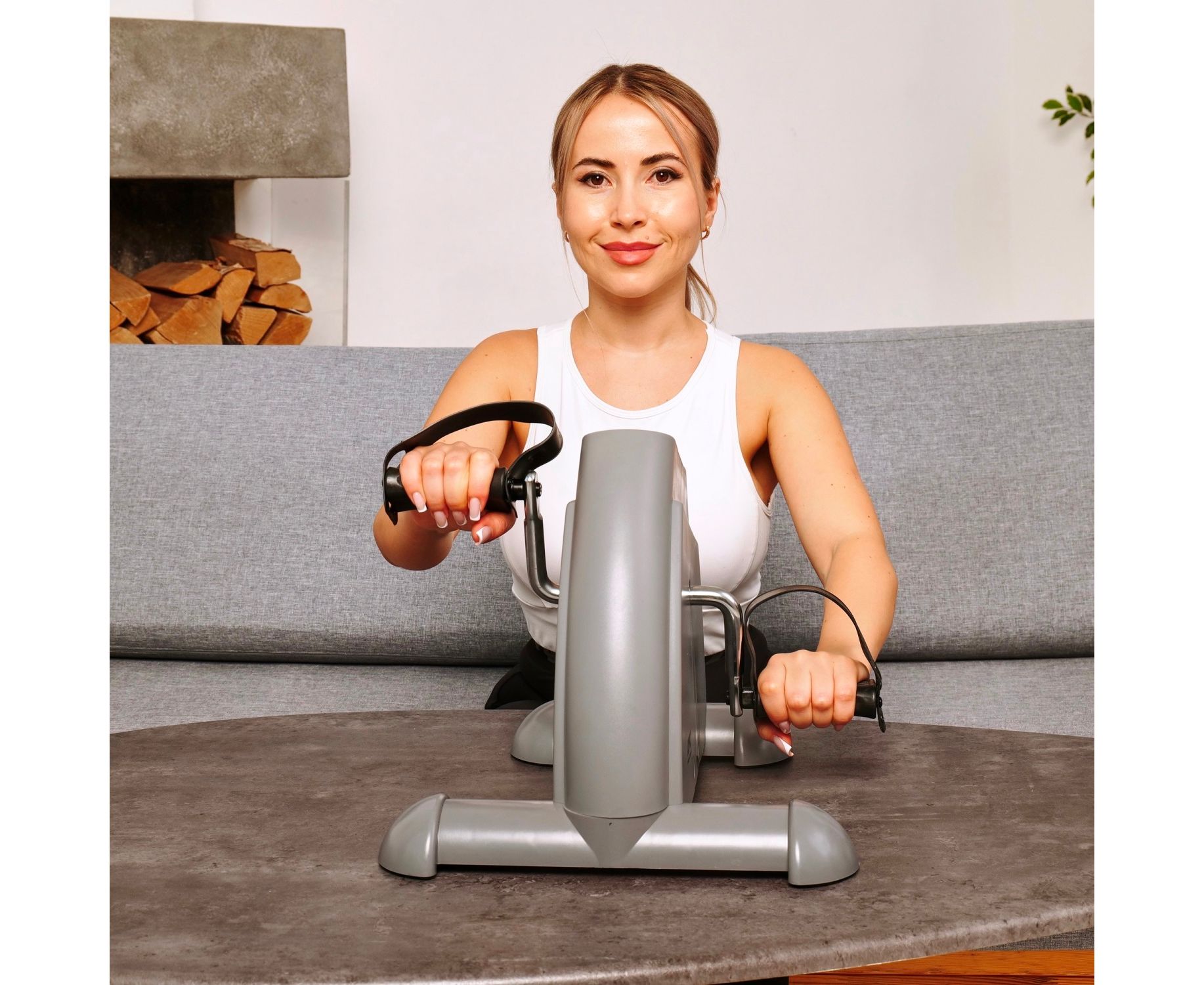 Велотренажер мини DFC B12 Серый — изображение 16