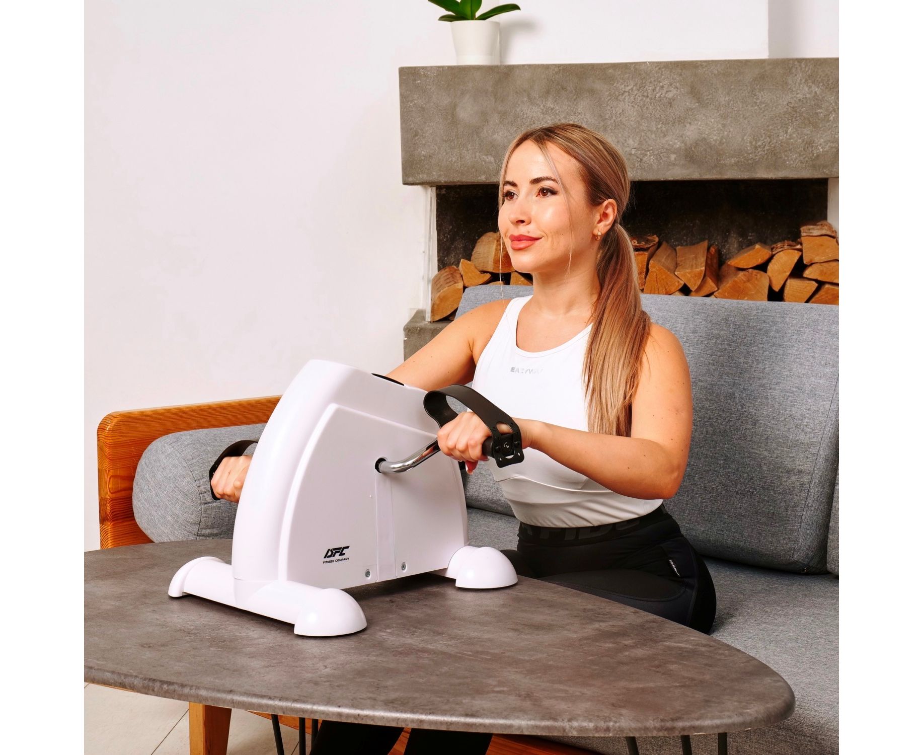 Велотренажер мини DFC B12 Белый — изображение 10
