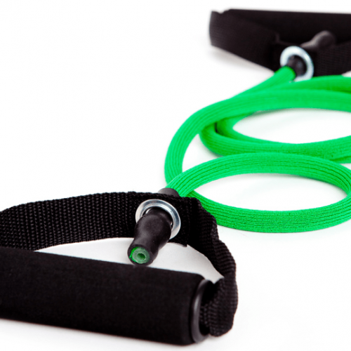 Эспандер для степа Aerofit, слабое сопротивление, зеленый