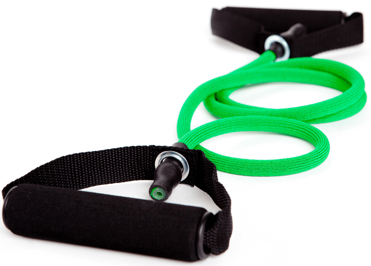 Эспандер для степа Aerofit, слабое сопротивление, зеленый