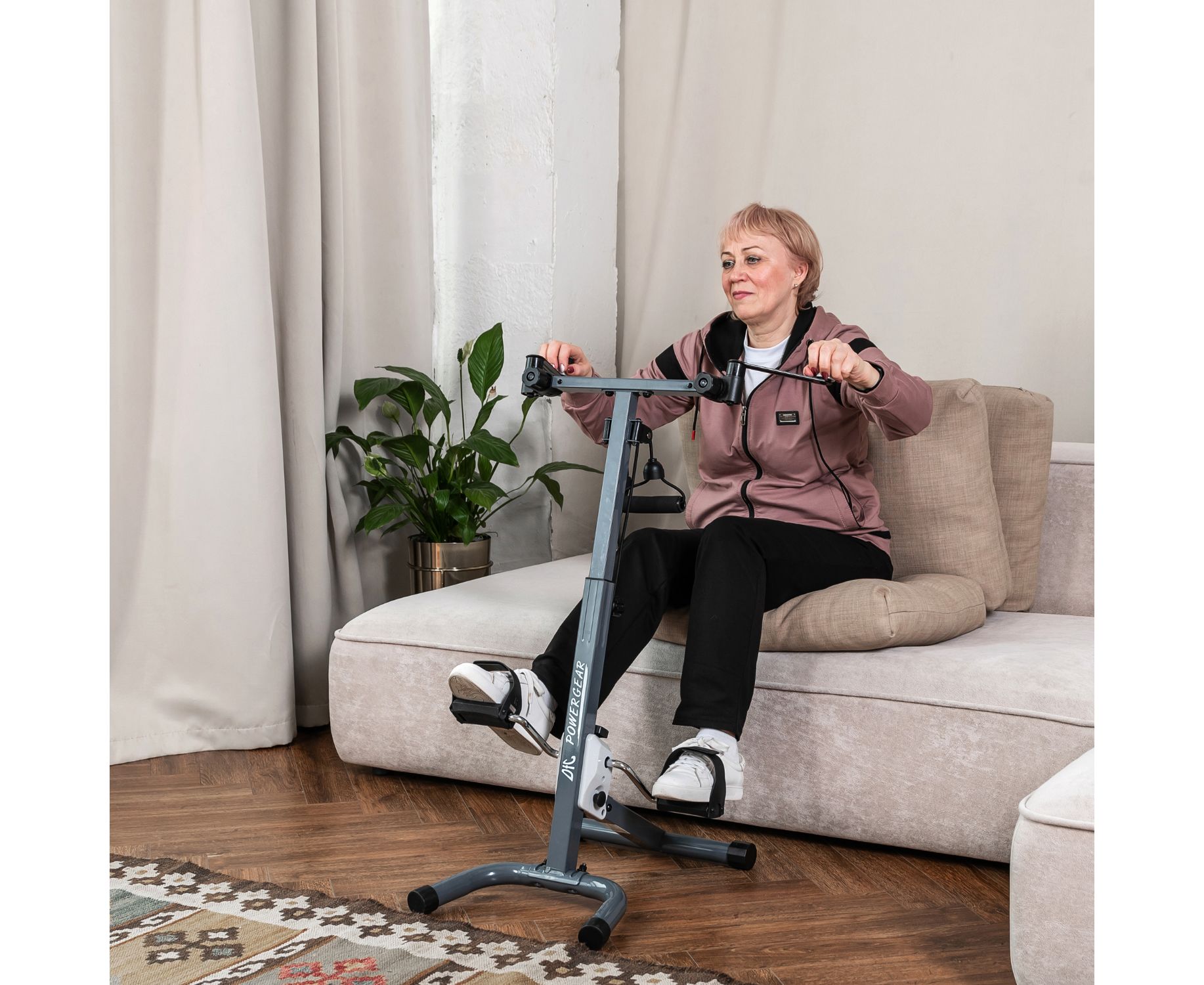 Велотренажер двойной DFC B810W DUAL BIKE MAXI — изображение 14