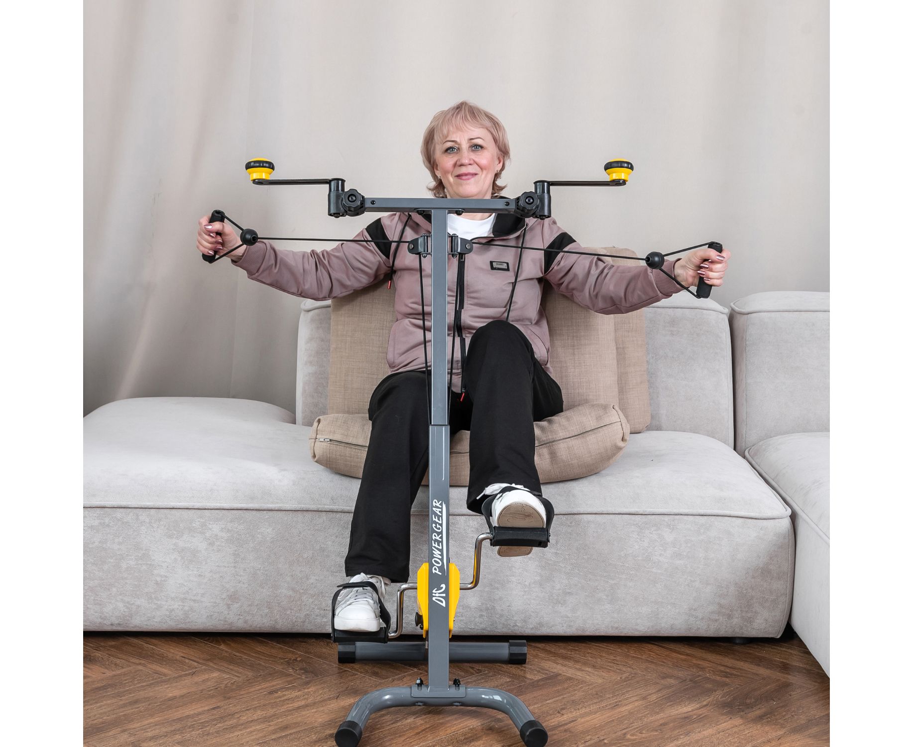 Велотренажер двойной DFC B810Y DUAL BIKE MAXI — изображение 12