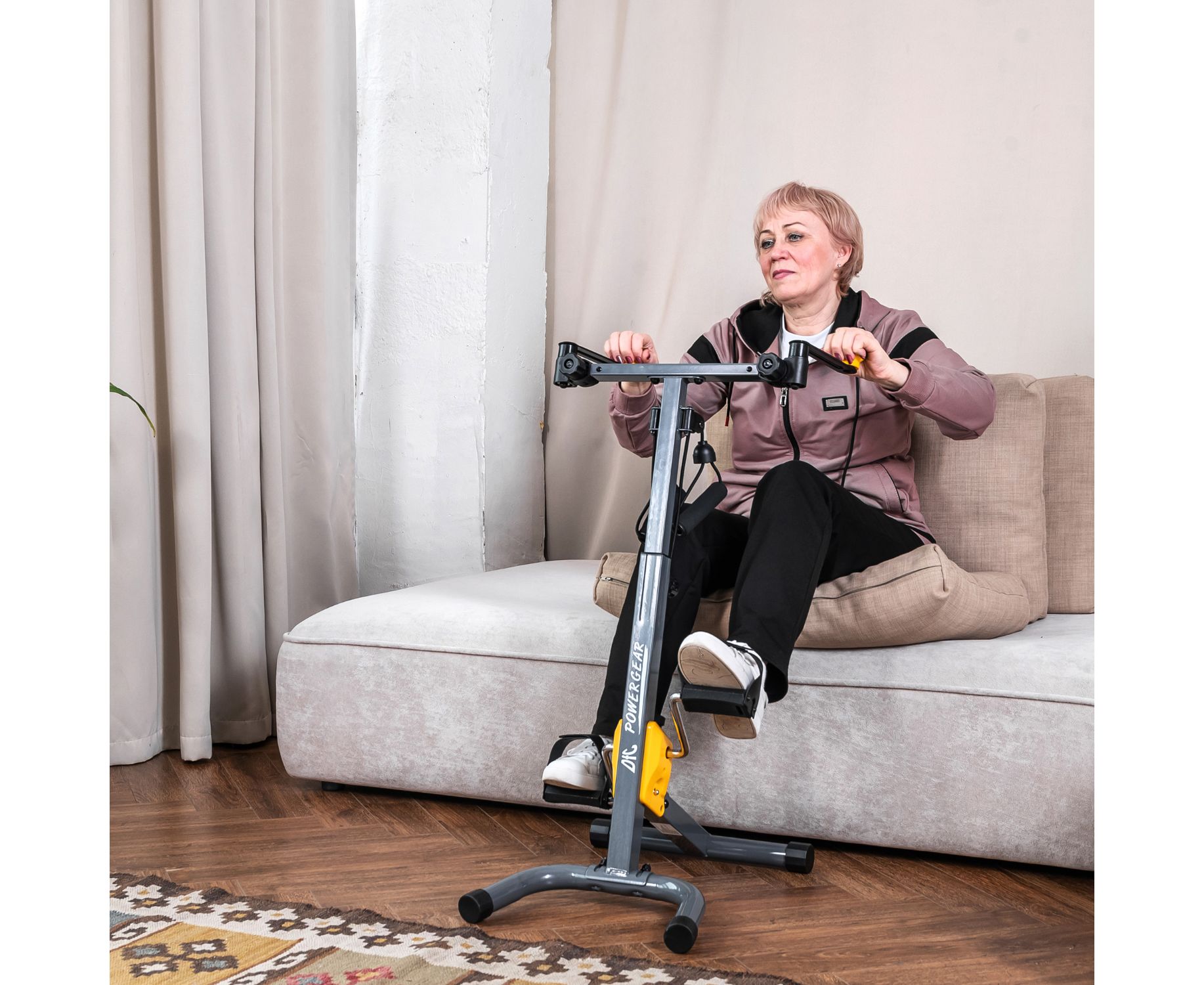 Велотренажер двойной DFC B810Y DUAL BIKE MAXI — изображение 13