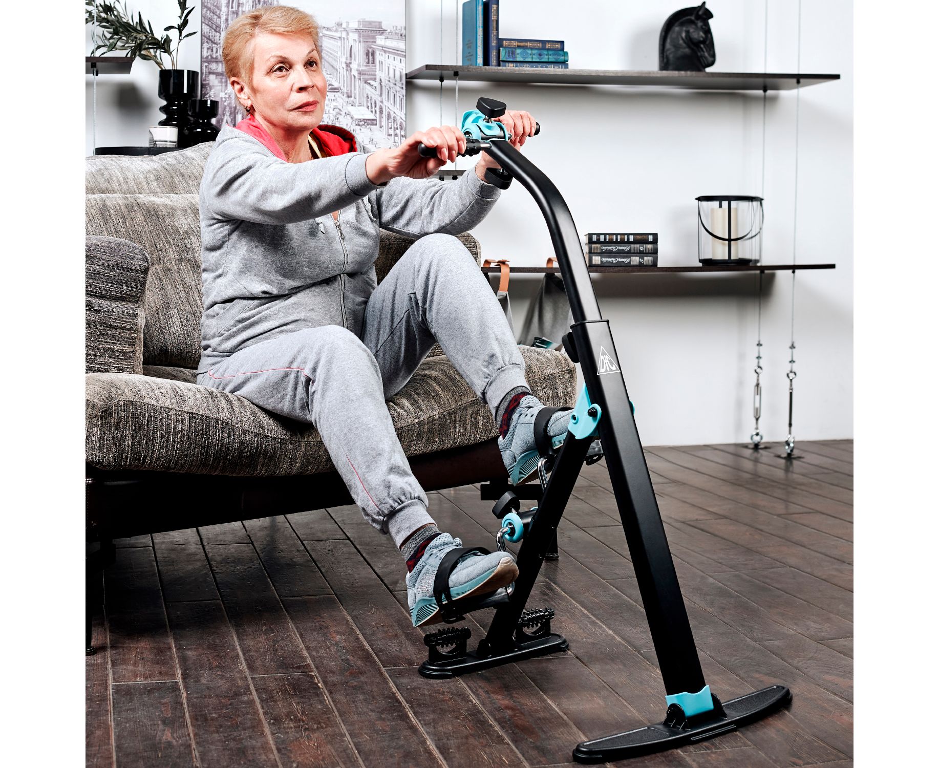 Велотренажер двойной DFC B812 Dual Bike — изображение 5