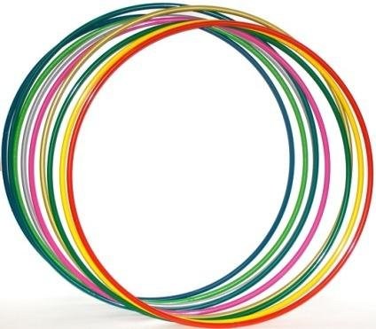 Обруч алюминиевый 900мм 360г окрашеный (10шт) — изображение 2