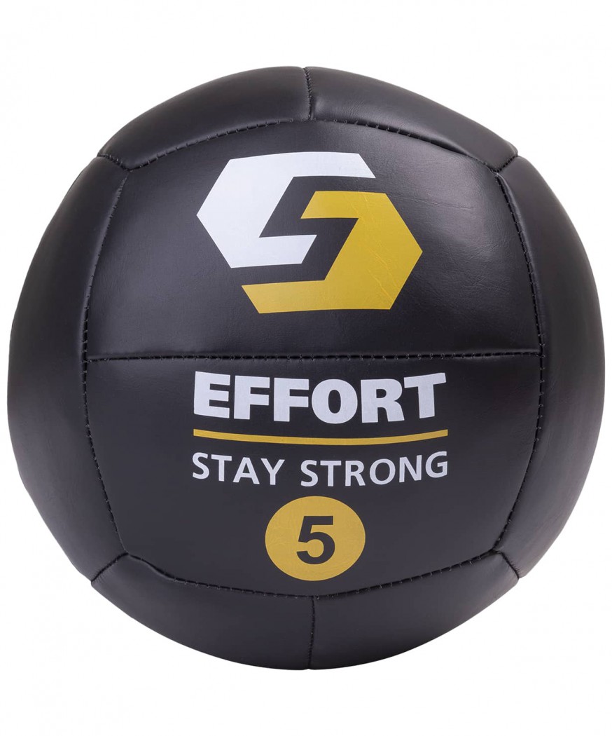 Медицинбол черный Effort EMD