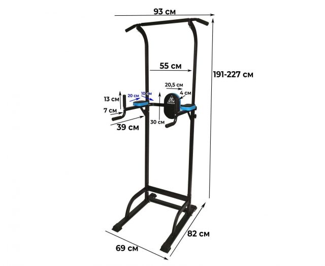 Турник-брусья DFC Power Tower G001 — изображение 11