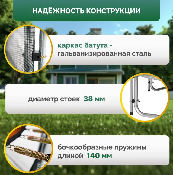 Hasttings Classic Pink 2,44 м, 8 футов, цвет розовый — изображение 3