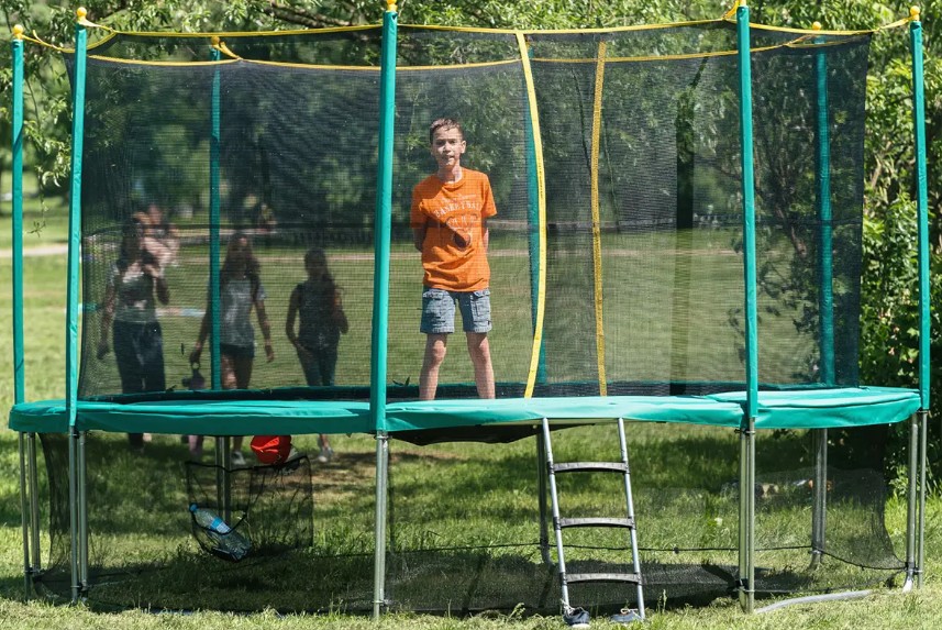 Батут Hasttings Classic Green 4,26 м, — изображение 2