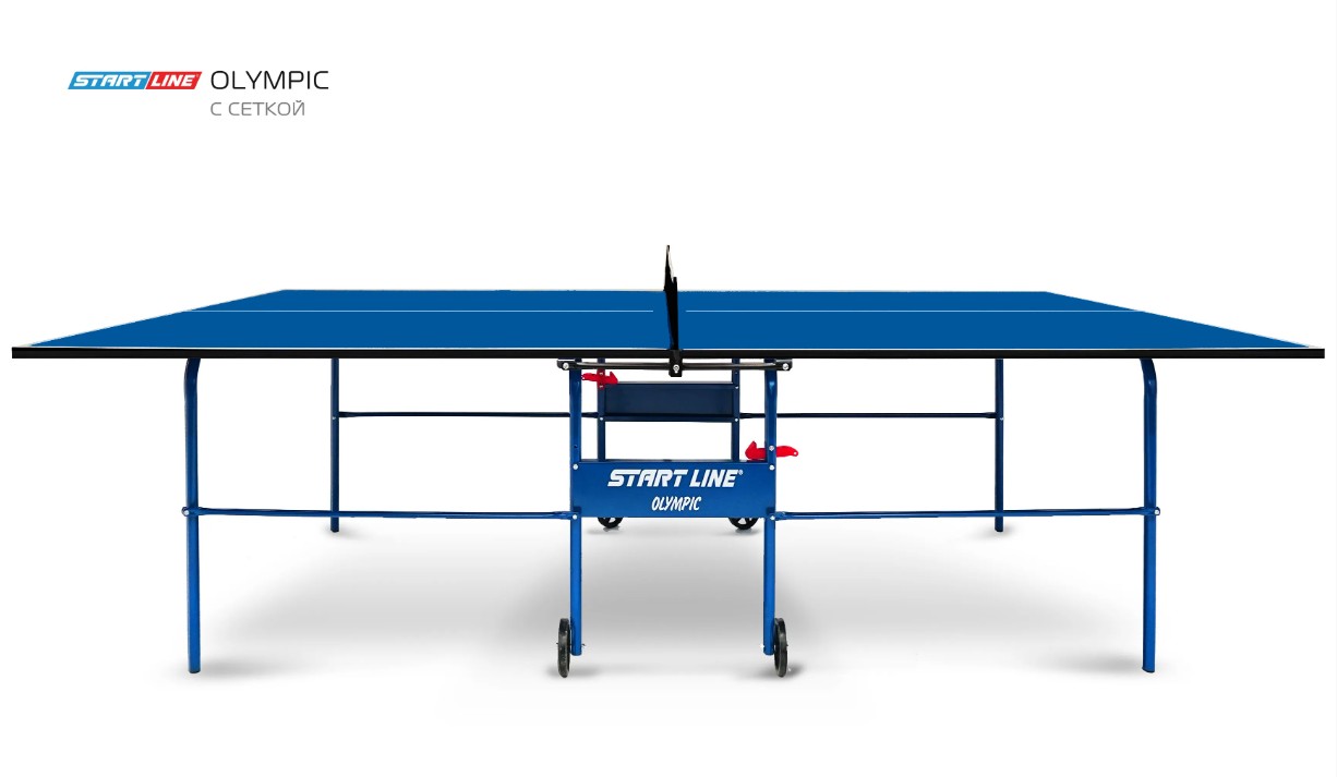 Стол теннисный Olympic с сеткой — изображение 2