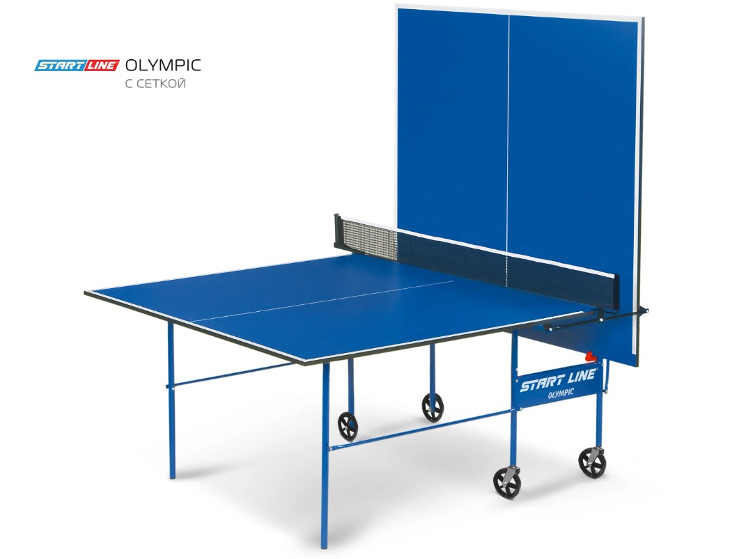 Стол теннисный Olympic с сеткой — изображение 4