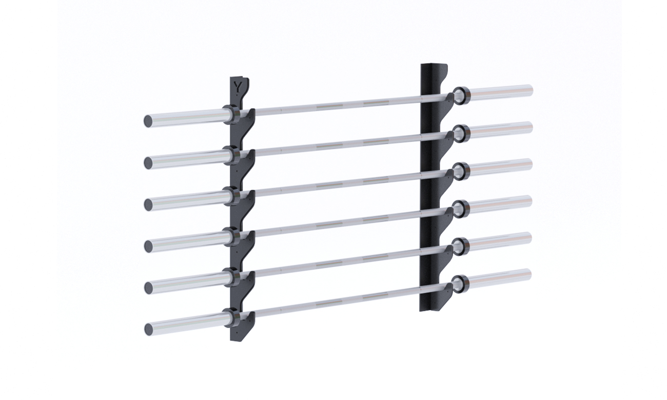 Кронштейны для 6-ти грифов с пластиком YOUSTEEL