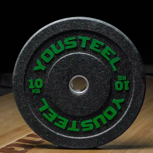 Диск для штанги HI-TEMP 10 кг с цветными вкраплениями YOUSTEEL