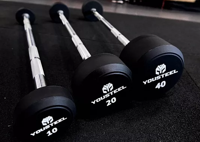 Набор штанг, фиксированных PU 10кг - 30кг YOUSTEEL