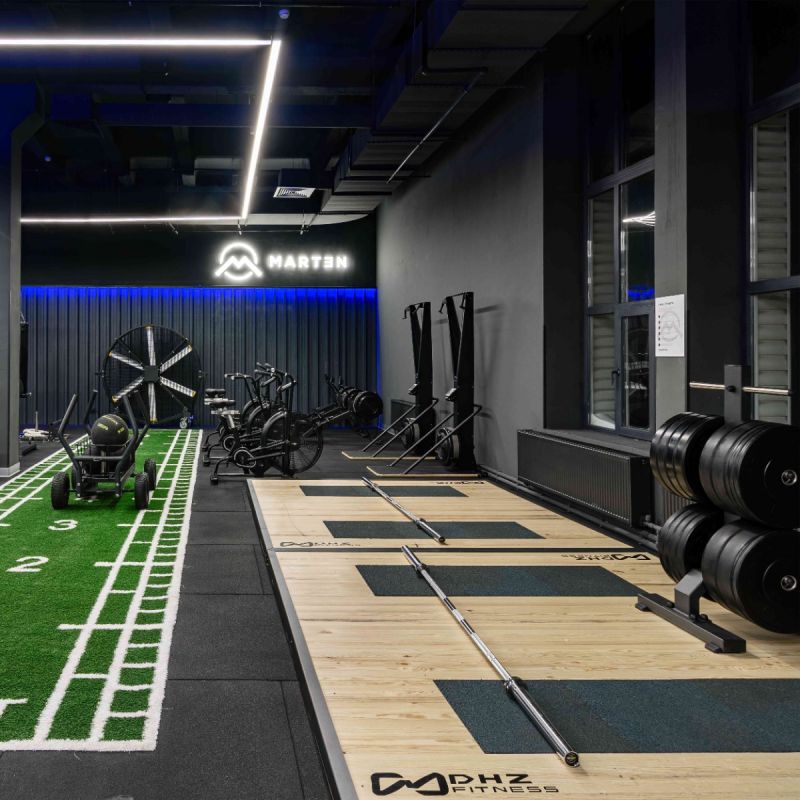 Помост тяжелоатлетический DHZ 2500х2500х100 мм — изображение 2