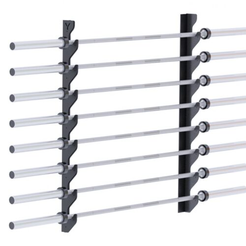 Кронштейны настенный для 8-ми грифов с пластиком YOUSTEEL