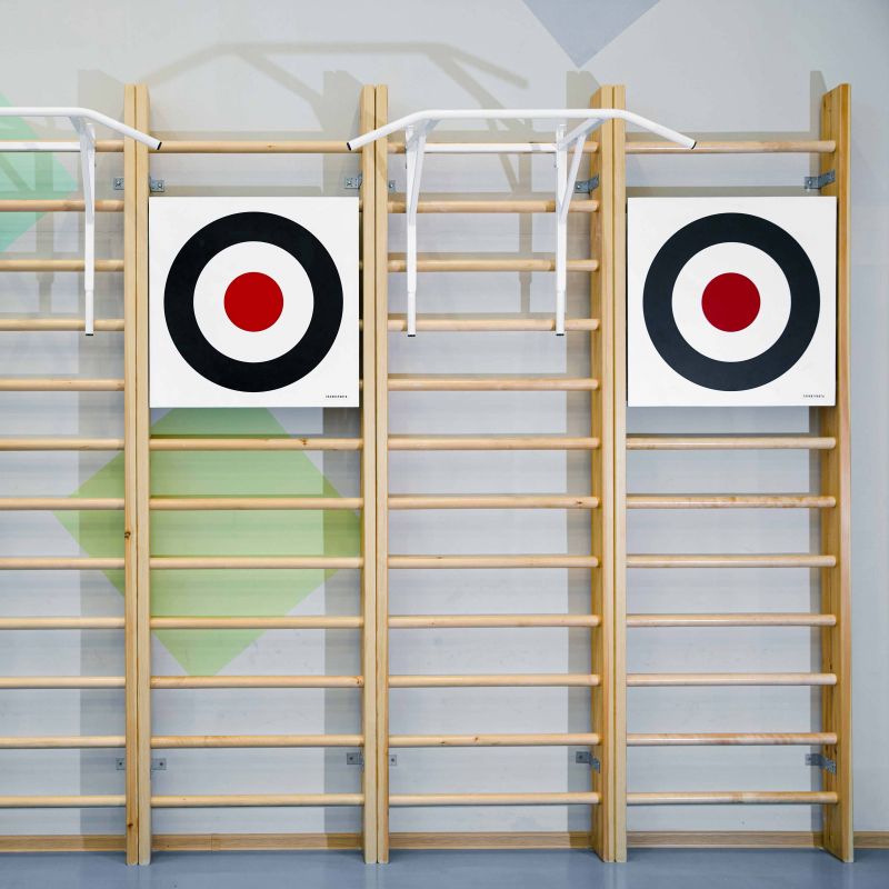 Щит для метания навесной на шведскую стенку (фанера) 700х700 Zavodsporta — изображение 2