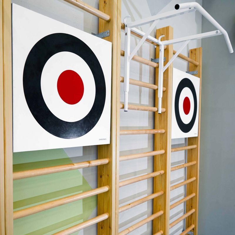 Щит для метания навесной на шведскую стенку (фанера) 700х700 Zavodsporta — изображение 3