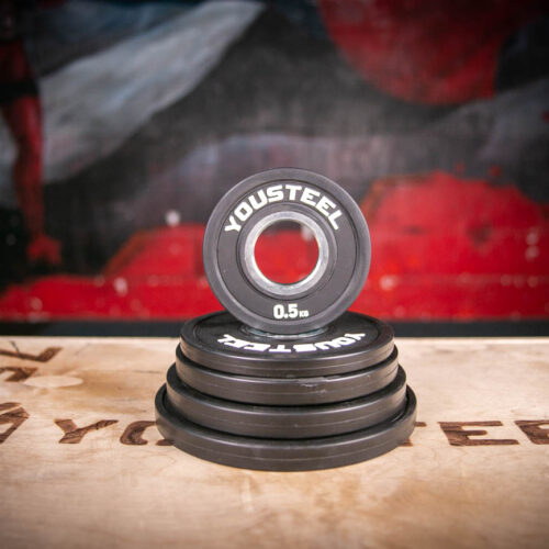 Диск малый 0.5 кг , черный YOUSTEEL