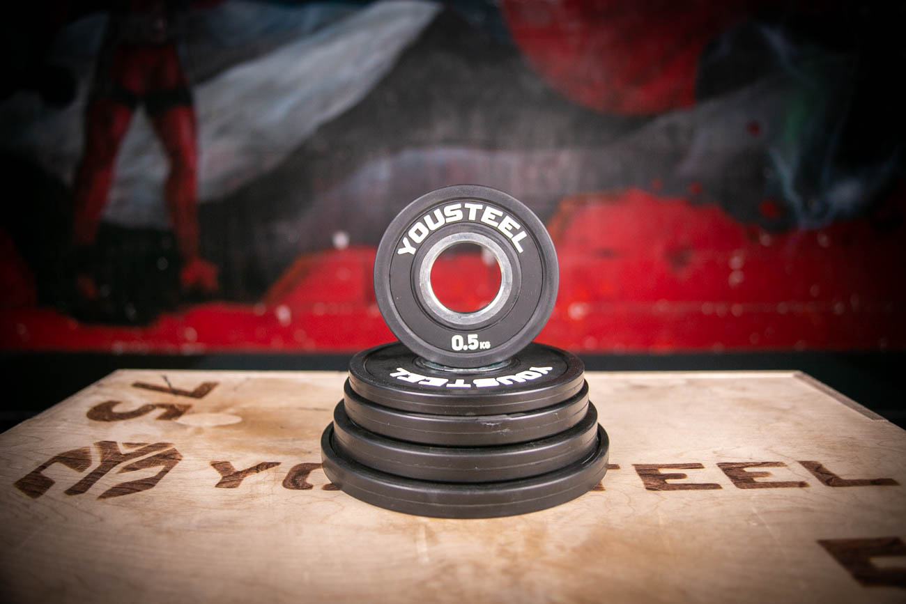 Диск малый 0.5 кг , черный YOUSTEEL