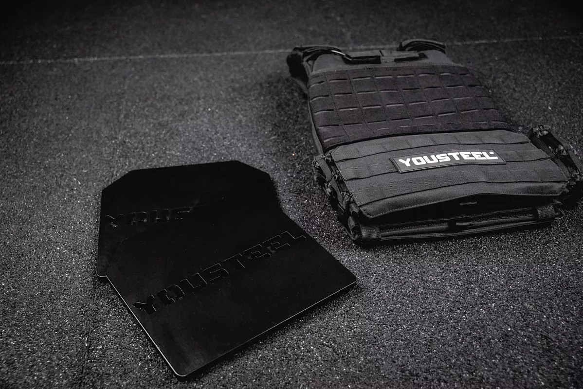 Жилет утяжелитель c плитами, 6 кг YOUSTEEL