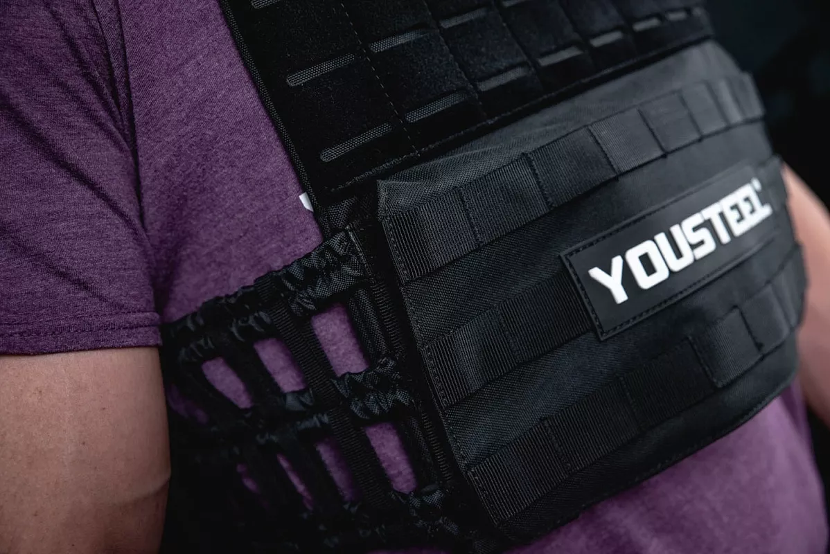 Жилет утяжелитель c плитами, 6 кг YOUSTEEL — изображение 2