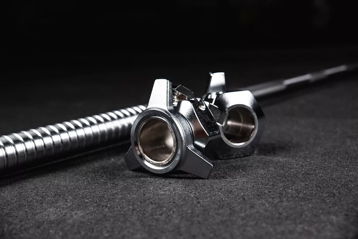 Гриф с замками "Ленинградка", 20кг YOUSTEEL — изображение 2